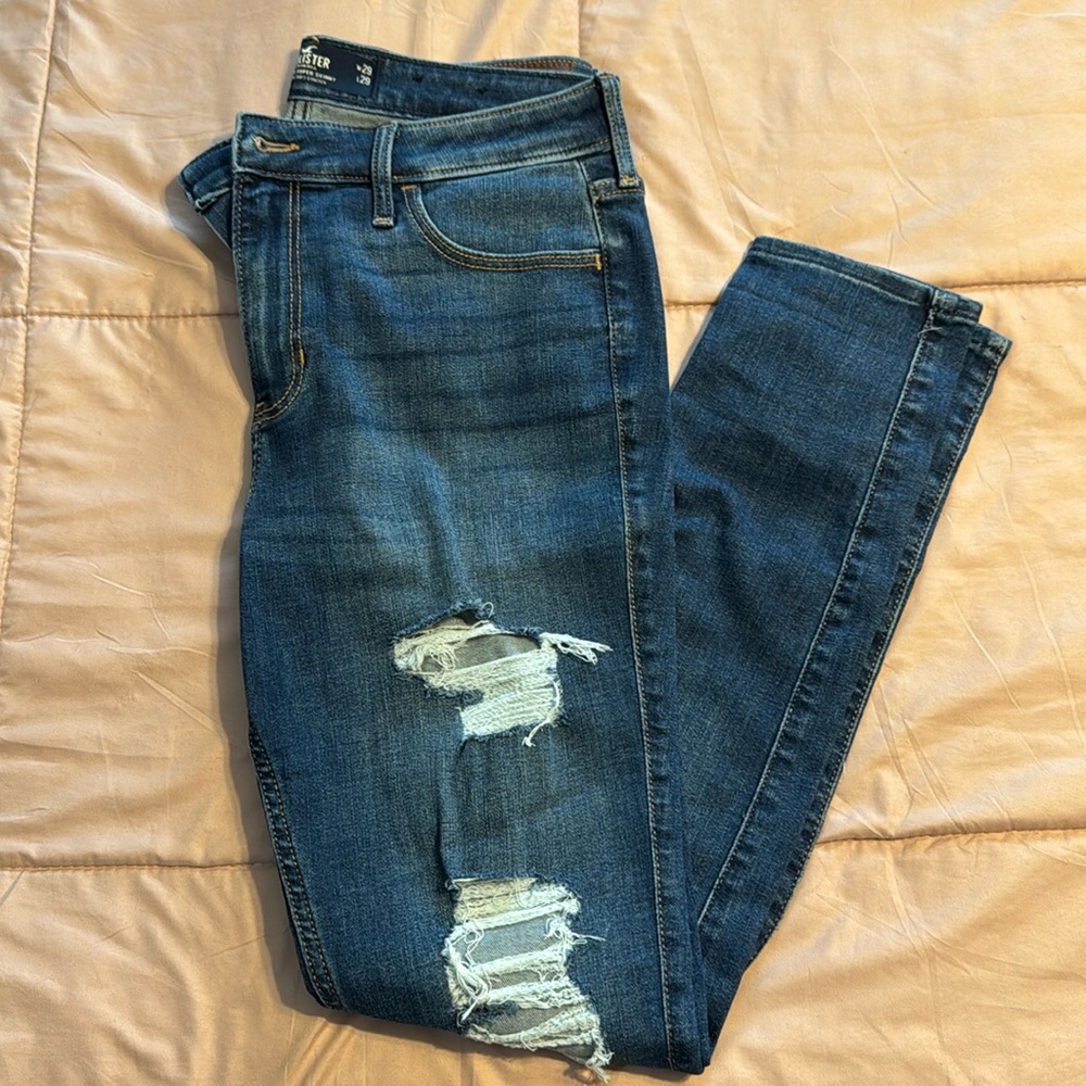 Women's Distressed Hollister Jeans